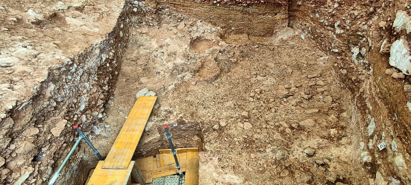Superficie de excavación de Gran Dolina TD6.