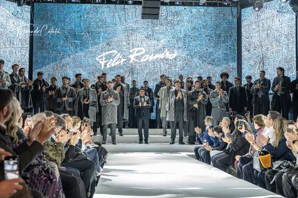 Desfile de mercedes benz fashion week en febrero de 2025,  félix ramiro