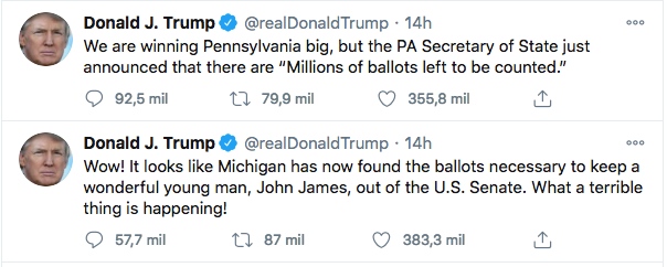 Los tweets de Donald Trump twitter revisada de los tweets de Donald Trump