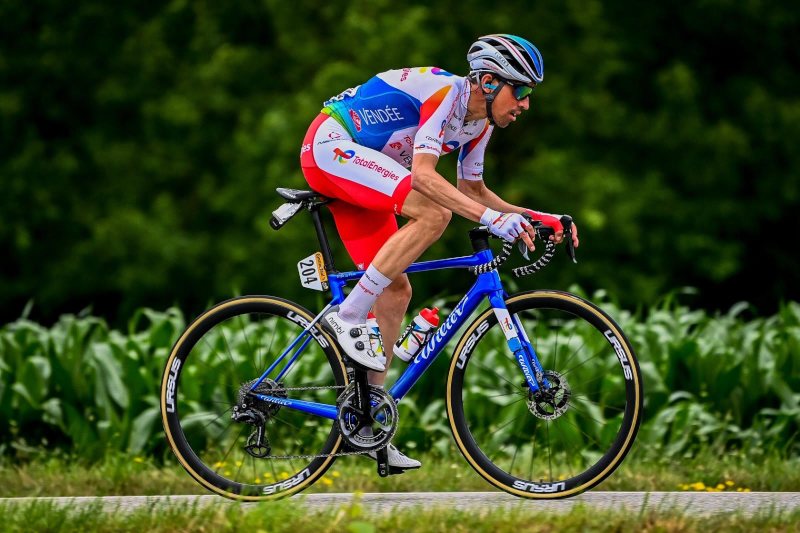 Víctor de la Parte, durante el Tour de Francia.