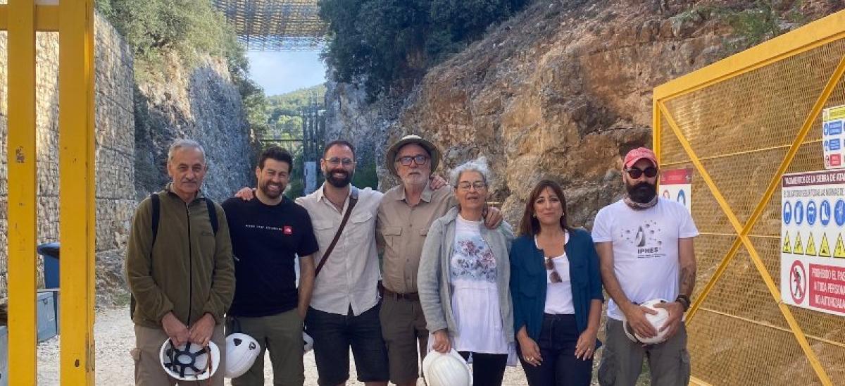 Parte del equipo de Atapuerca con los influencers  y divulgadores científicos invitados.