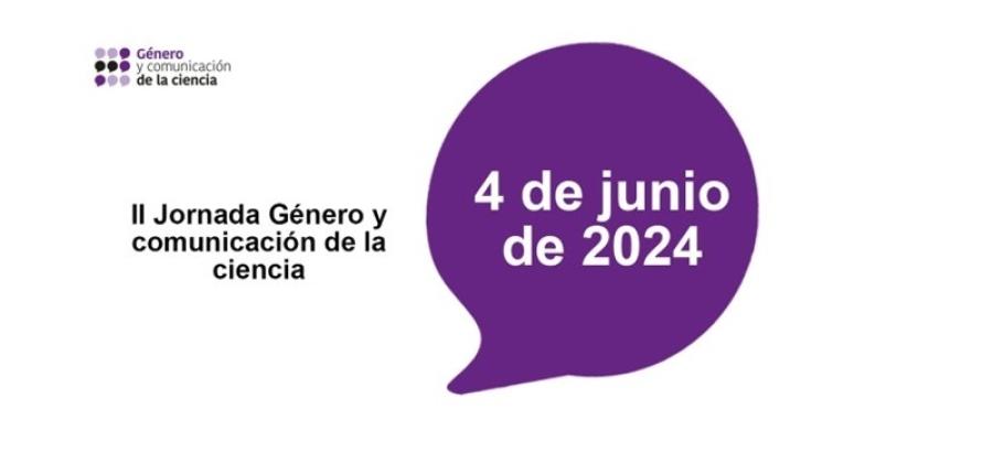 Cabecera de las II Jornadas de Género y Comunicación de la Ciencia.