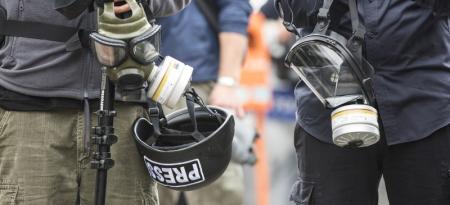 Los periodistas en un conflicto bélico.